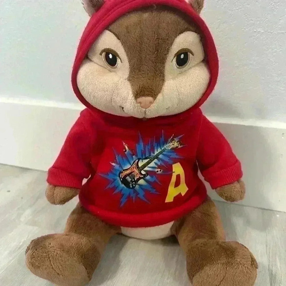 Build A Bear Alvin Chipmunk Plush Toy - Picture 2 of 5